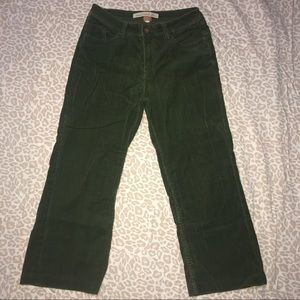 Christopher Blue size 12 Olive Green Corduroys